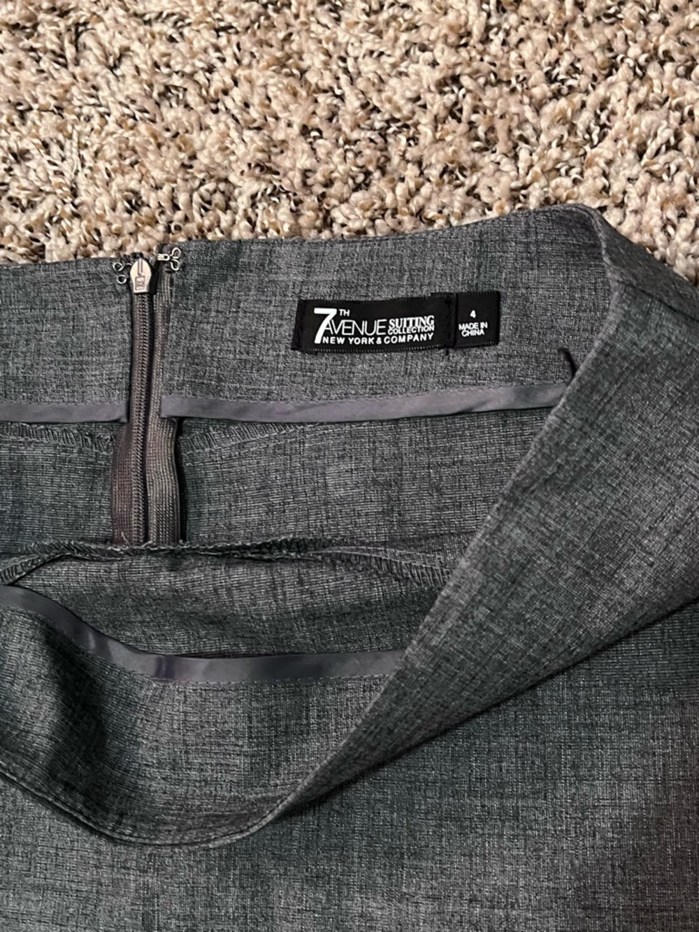 New York & Company Grey Pencil Skirt - 7th Avenue
